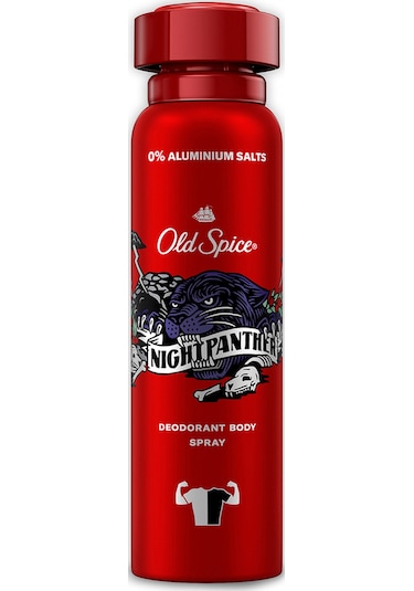 Old Spice Night Panther Erkek İçin Sprey Deodorant 150 ML