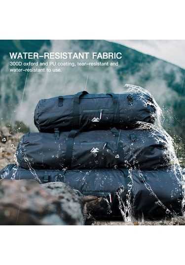 Feelnature Outdoors-75x26x26cm Açık Bagaj Çanta Çadır Saklama Çantası Yürüyüş Kamp,siyah Diğer