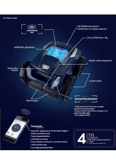 Zodiac Alpha Ra 6500 Iq Havuz Robotu