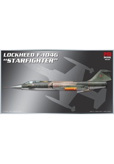 Lockheed F-104g Starfighter Pm Model Demonte Plastik Uçak Maket Kiti