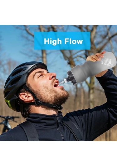 Dashanshop Gıfubowa 24oz Sızdırmaz Bisiklet Şişesi Mavi Bpa Free Spor Fitness Mavi