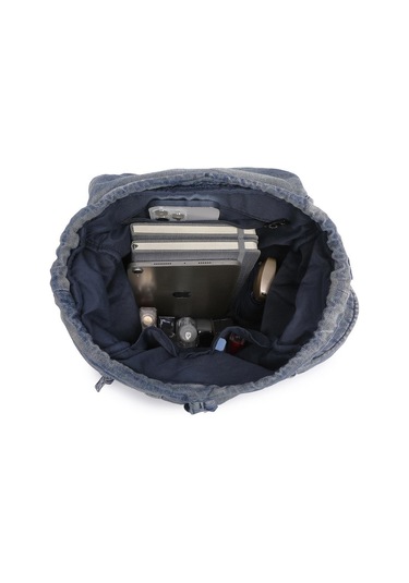 Denim Kot Kumaşı Kadın Sırt Çantası Barcelona 3217 001