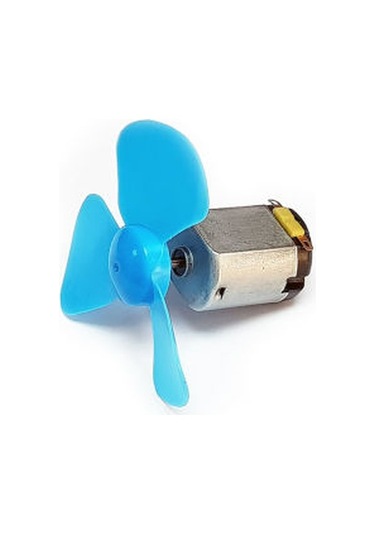 Motor Pervane Set 10 Lu Motor Pervane 2li Pil Yuvası On-off Anahtar