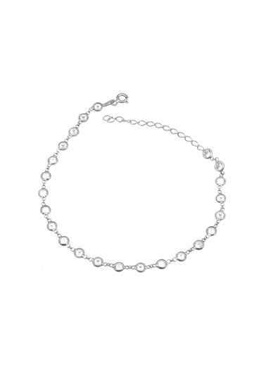 Brezza Lusso Jewelry Classical Su Yolugözü Gümüş Kadın Ayak Halhal Gümüş