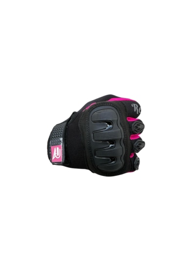 Revertech Aura Pembe - Dokunmatik Ekran Uyumlu Kadın Motosiklet Eldiveni + Buff li