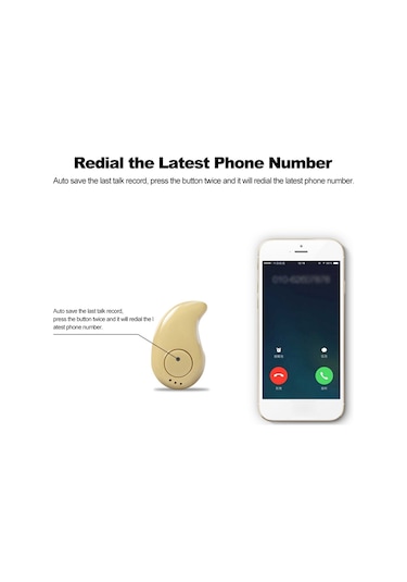 Mufunye S530 Mini İki Nesil Bluetooth 4.1 Kulaklık - Mikrofonlu Ellerden Çıkar, 3 Lü, Sarı, 10m Menzil, Hafif Ve Konforlu S530