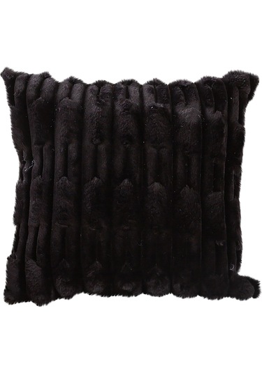 Peluş Yastık Kılıfı Çift Taraflı Üç Boyutlu Yastık Kılıfı Oturma Odası Kanepe Dekoratif Yastık Kılıfı Yumuşak Bel Yastığı 45 45cm Diğer