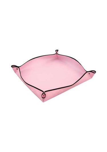 Pazly Taşınabilir Suntek Bitki Saksı Matı 50x50cm - Pembe Renk Vv