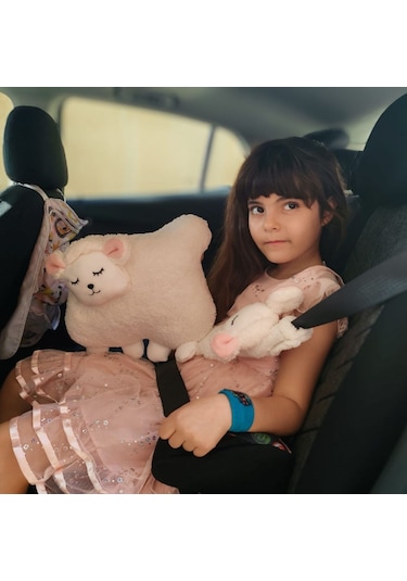 Tosbai Araba Boyun Yastığı Ve Emniyet Kemeri Kılıfı Seti Hayvan D