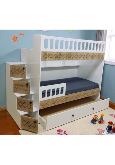 Pretty Mdf Çelik Profilli Yavrulu Ranza Mb M2