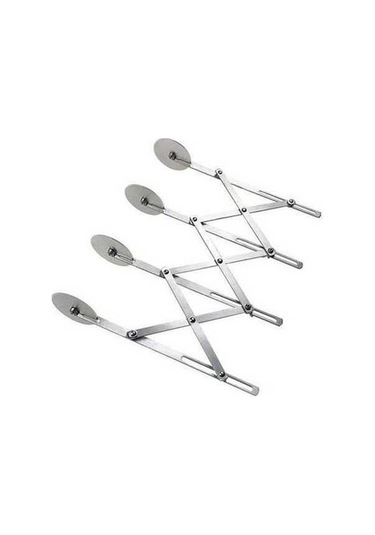 Fastbuy Paslanmaz Çelik 4 Tekerlekli Pizza Bıçağı, Pratik, Çok Amaçlı, Kullanışlı Diğer