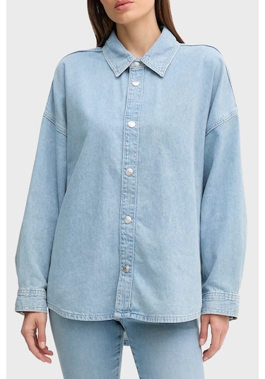 Calvin Klein Bayan Gömlek Lv047c709g X1o İndigo Indigo