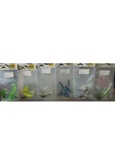 Top Arkası-6,5Cm Raglo-Silikon-Hazırtakım Iğne 1 Paket 10 Adet