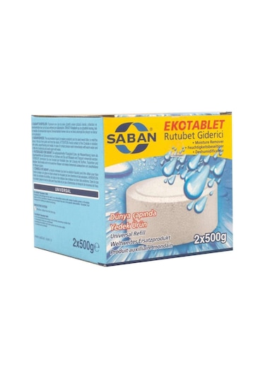 Sabanbaba Nem Alıcı Yedek Tablet 2 X 500 Gr