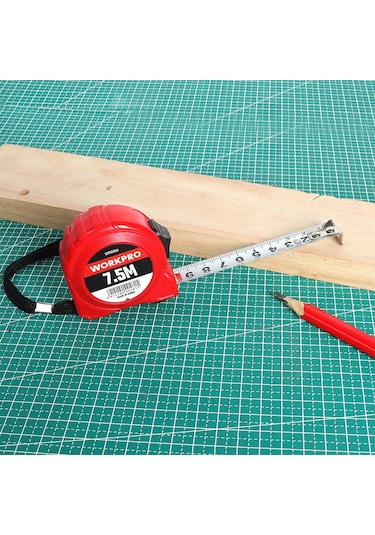 Workpro Wp261004 7,5mx25mm Beyaz Çelik Şerit Metre