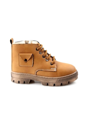 Papuçcity Arz 02341 Unisex Çocuk Kürklü Termal Bot 001