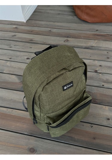 Bagslap Haki Su Geçirmez Kumaş Sırt Çantası 1070