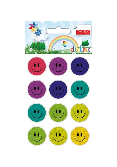 Tanex Gülen Yüz Sticker 2li Stc-220 - 3 Adet