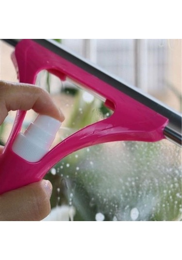 Ollevra Pratik Spreyli Cam Sil Pencere Ayna Tezgah Duşakabin Temizleyici Püskürtmeli Silme Aparatı Çok Renkli