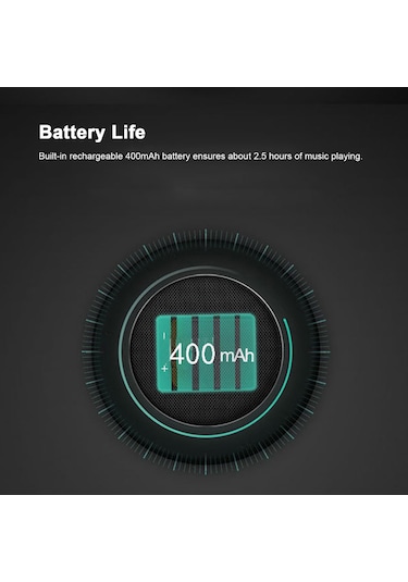 Geeroyoo Altın Mini Taşınabilir Bluetooth Hoparlör - Tws Bağlantı,免提 Mikrofonlu, 4w Ses Gücü