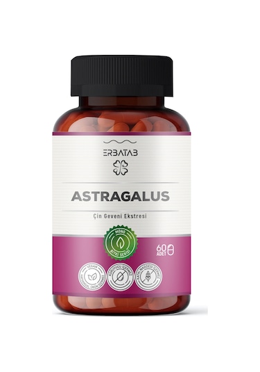 Erbatab Astragalus Çin Geveni Eki 60 Kapsül