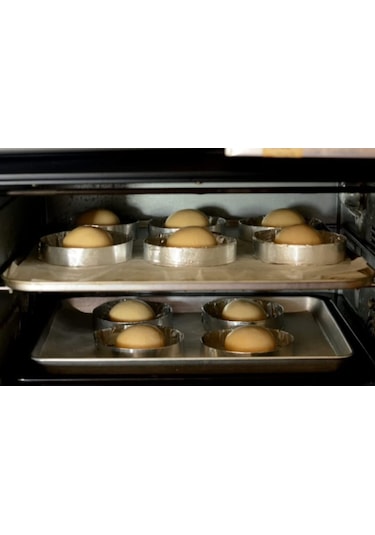 Narkalıp Hamburger Ekmeği Pişirme Kalıbı Derinlik 3,5 Cm Çap 10