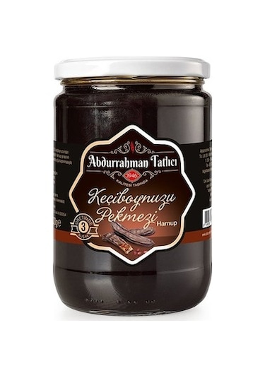 Abdurrahman Tatlıcı Pekmez Harnup Cam Kavanoz 800 Gr