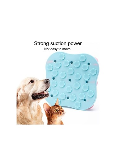 Dm Çiçek Şekilli Silikon Kedi Köpek Yalama Kabı, Boğulma Önleyici Vantuzlu Mama Matı Fda Sertifikalı