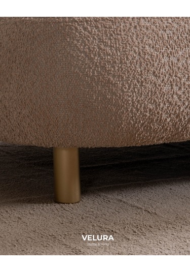 Balance Modüler Köşe Koltuk Takımı & Oturma Grubu Bej Ceviz