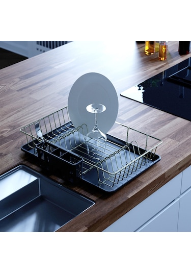 Teknotel Tek Katlı Bulaşıklık Tabaklık Altın Sarı Kb003 Altın