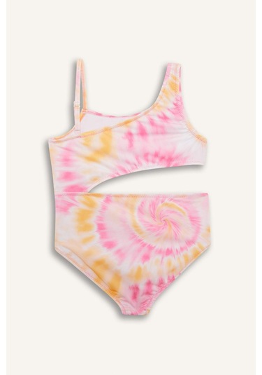 Defacto Kız Çocuk Batik Desenli Mayo E4968a825hspn179 Pembe