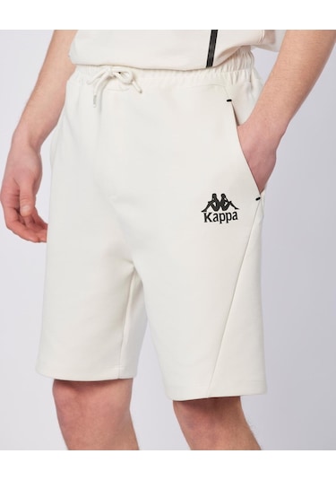 Kappa Erkek Ecru Fabıo Short Sweatshorts 34213gw-z8a Ekru