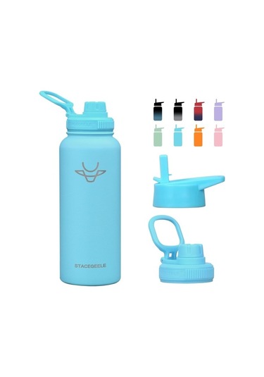 Çocuk Yalıtımlı Vakumlu Su Şişesi Hasır Kapaklı Paslanmaz Çelik Su Şişesi Erkekler Ve Kızlar Için Sızdırmaz Hafif Çevre Dostu T5r8kp Diğer