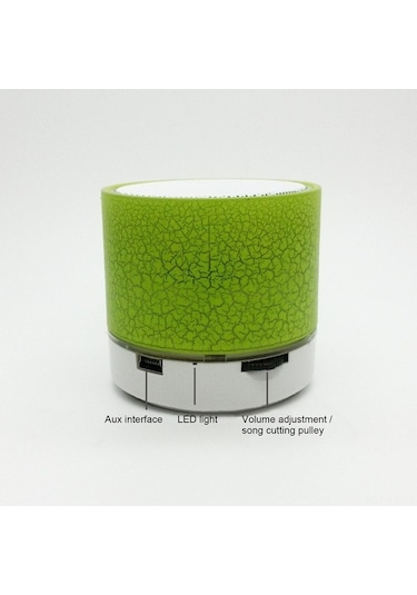 Fortunelane Kablosuz Mini Bluetooth Hoparlör - Taşınabilir, Işıklı, Tf Kart Ve Aux Destekli