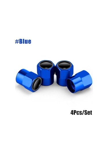 Mavi-sline-4 Adet/takım Metal Araba Jant Lastik Vana Kapakları Kök Kılıf Kapakları Audi Sline A1 A3 A4 A5 A6 A7 A8 Q3 Q