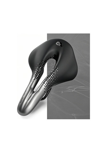 Tenfowee Ergonomik Bisiklet Sırt Yastığı - Yüksek Esneklikli, Havalandırmalı, Konforlu Yol Bisikleti Saddle - Kırmızı-siyah Çok Renkli