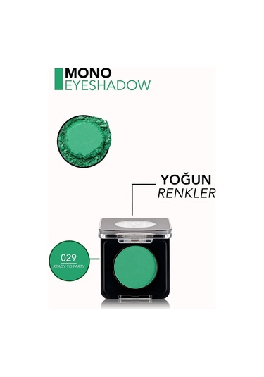 Flormar Mono Yüksek Pigmentli & Mat Bitişli Kompakt Göz Farı 029 Ready To Party