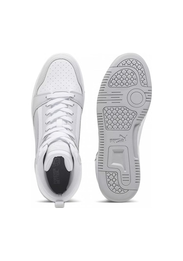 Puma Rebound V6 White-ash Gray Unisex Spor Ayakkabısı 392326-05 Çok Renkli