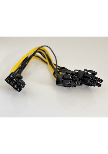 PCI-e 8 Pin Erkek - Çift 8 Pin (6+2) Erkek Modüler Güç Kaynağı Ka