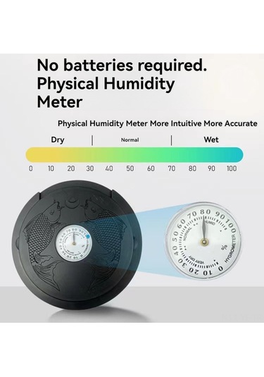 Yifomall Akustik Gitar Nem Regülatörü - Nem Ölçerli, Gitar Bakımı İçin Kırılma Ve Çarpıklıkten Koruma, Abs Malzeme