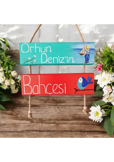 İsme Özel İsimlik Bebek Ve Çocuk Kapı Süsü Duvar Süsü Ev Hediyesi