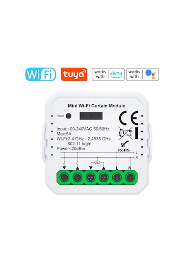 Tuya Uyumlu Wifi Perde Panjur Kepenk Kontrolcüsü
