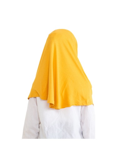 Çocuk Hazır Giyim Başörtüsü Şal Turban Viskon - Sarı SArı