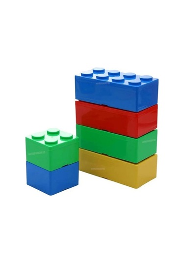 Maoyaya Yapı Taşları Saklama Kutusu - Masaüstü Makyaj Kozmetik Organizer, Çok Renkli Seçenek Çok Renkli