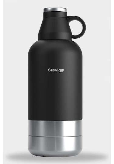 Stevig 4 Multi-cup Çelik Termos 1,9 Lt. Black St-212