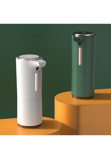 Geeroyoo "usb Şarjlı Dokunmatik Köpük Sabunluk - Mutfak & Banyo İçin Hijyenik Otomatik Sabun Dispanseri" Beyaz