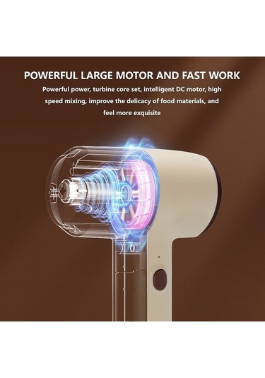 Dancemonkey Cbtx Mini El Tipi Mikser, 5 Vites, Haki Renk Kablosuz, Tek Çubuk Çok Renkli