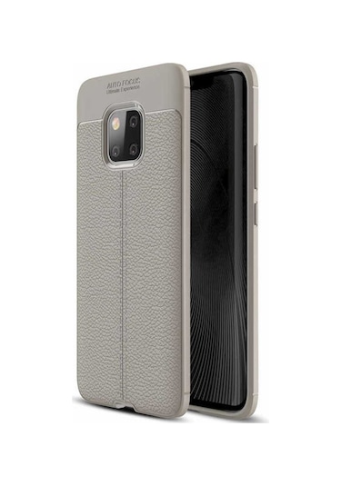 Huawei Mate 20 Pro Kilif Deri Tarzi Niss Silikon Case 389468501