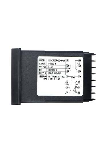 Teltree Rex-c700 M An Akıllı Dijital Termostat, Yüksek Hassasiyetli Sıcaklık Kontrol Cihazı, 0-400 Aralığında Otomatik Kontrol