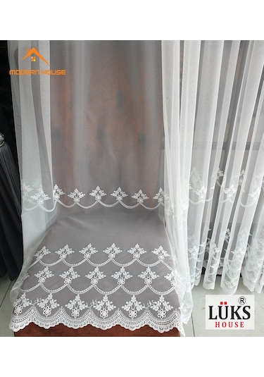 Lüks Grek Etek 7 Tül Perde Yüksek Kalite - Modern House